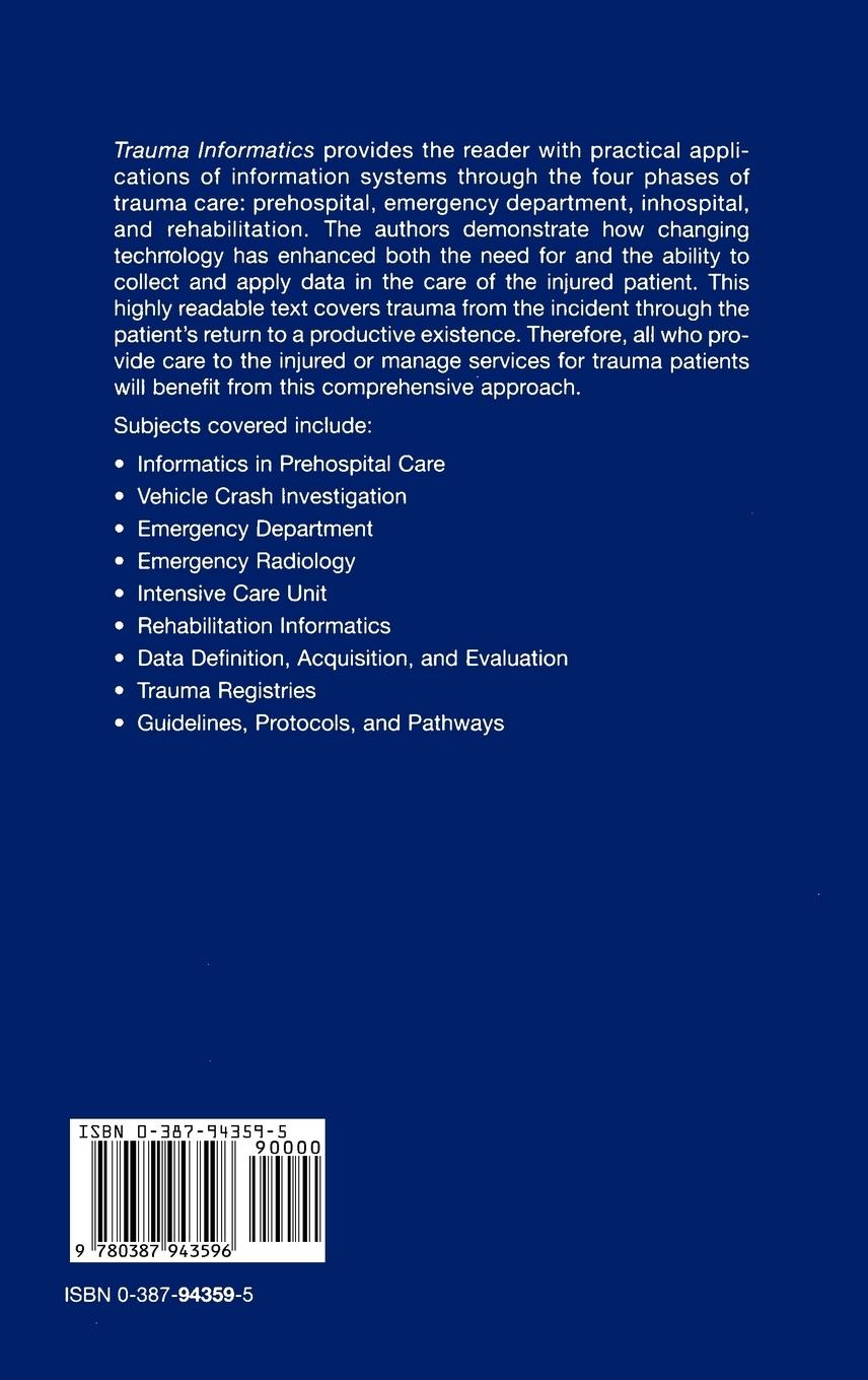 Rückseitencover Trauma Informatics