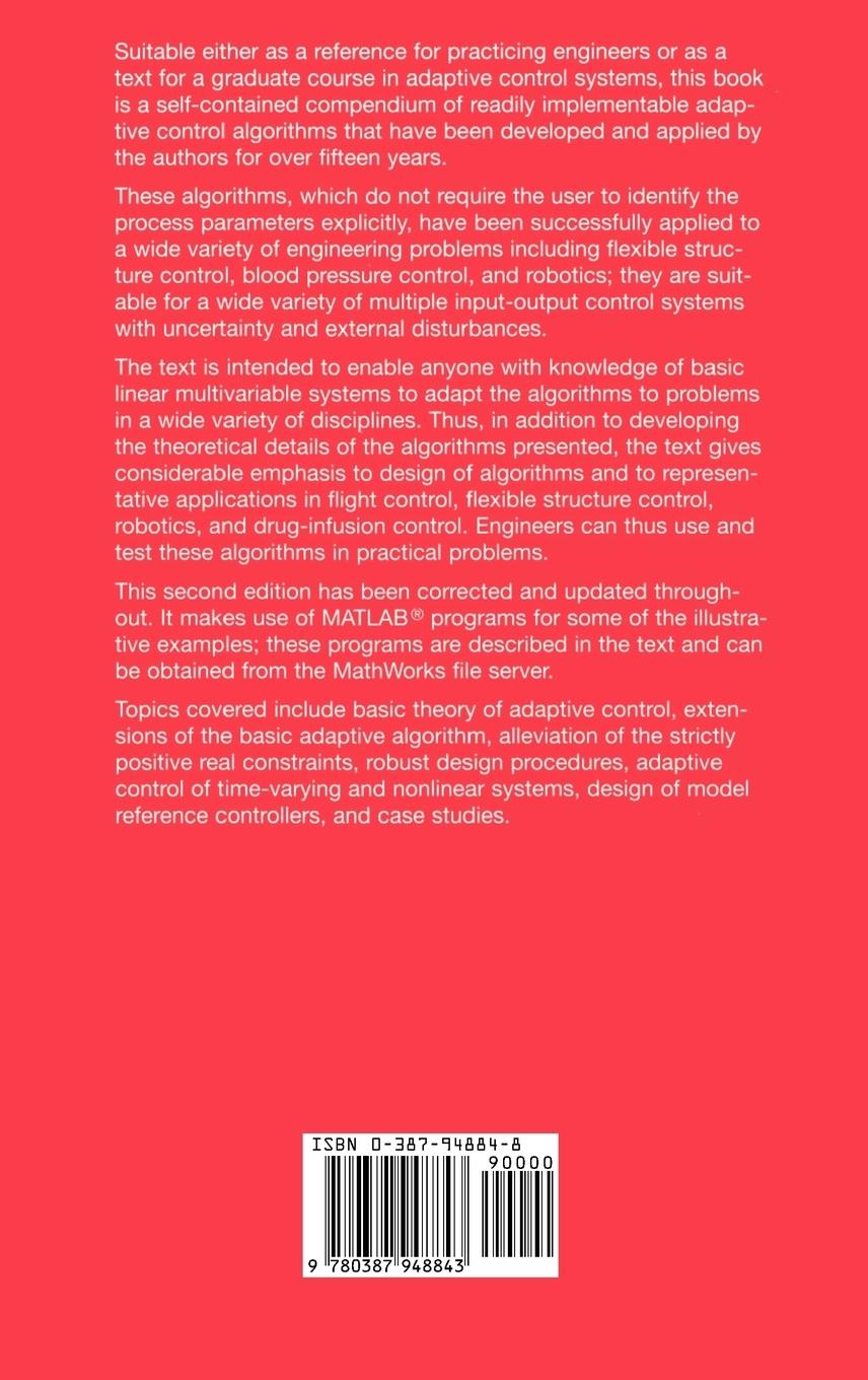 Rückseitencover Direct Adaptive Control Algorithms