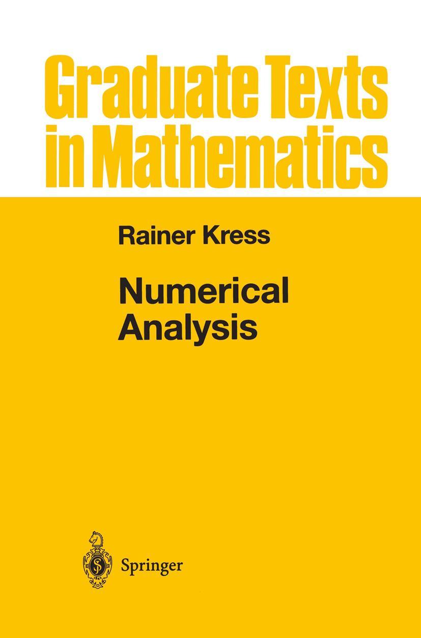 Vorderes Coverbild Numerical Analysis