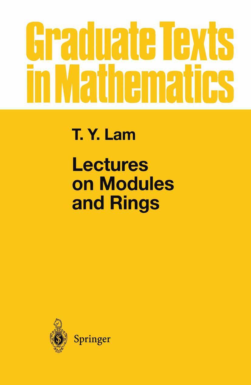 Vorderes Coverbild Lectures on Modules and Rings