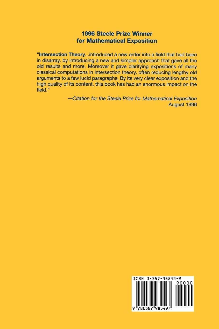 Rückseitencover Intersection Theory