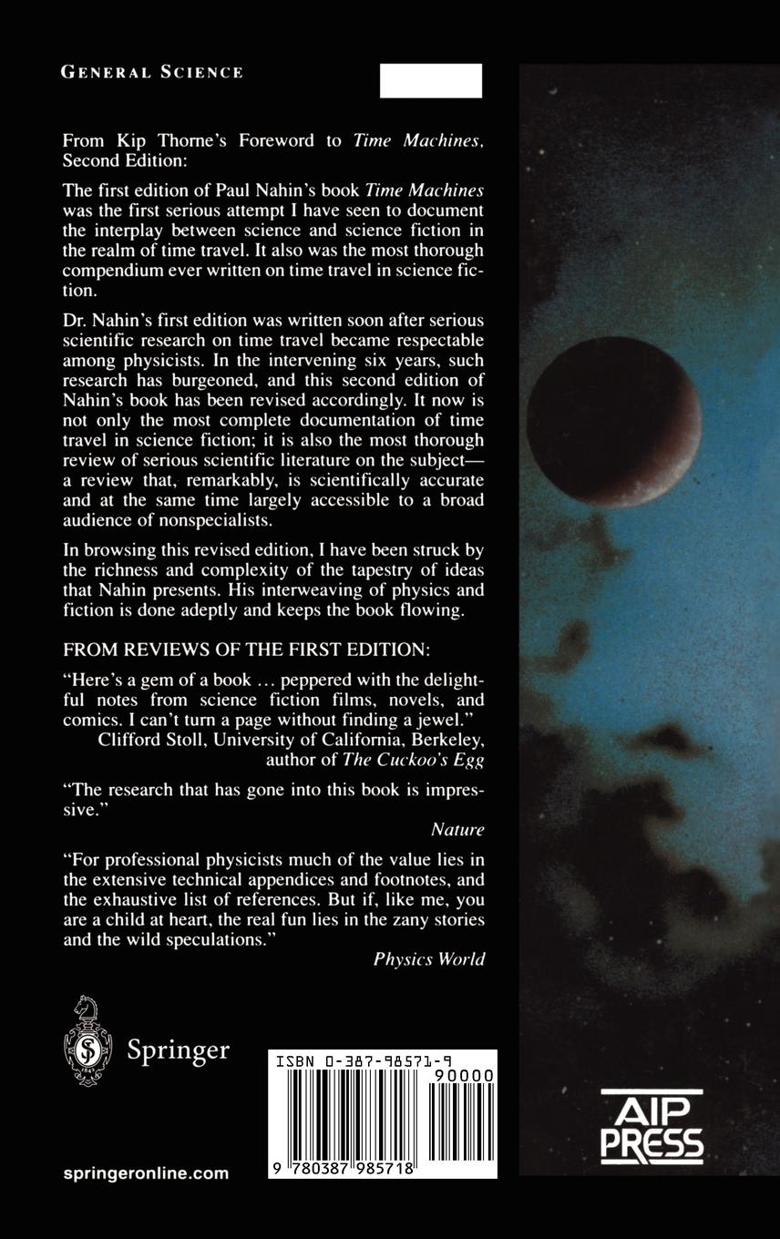 Rückseitencover Time Machines