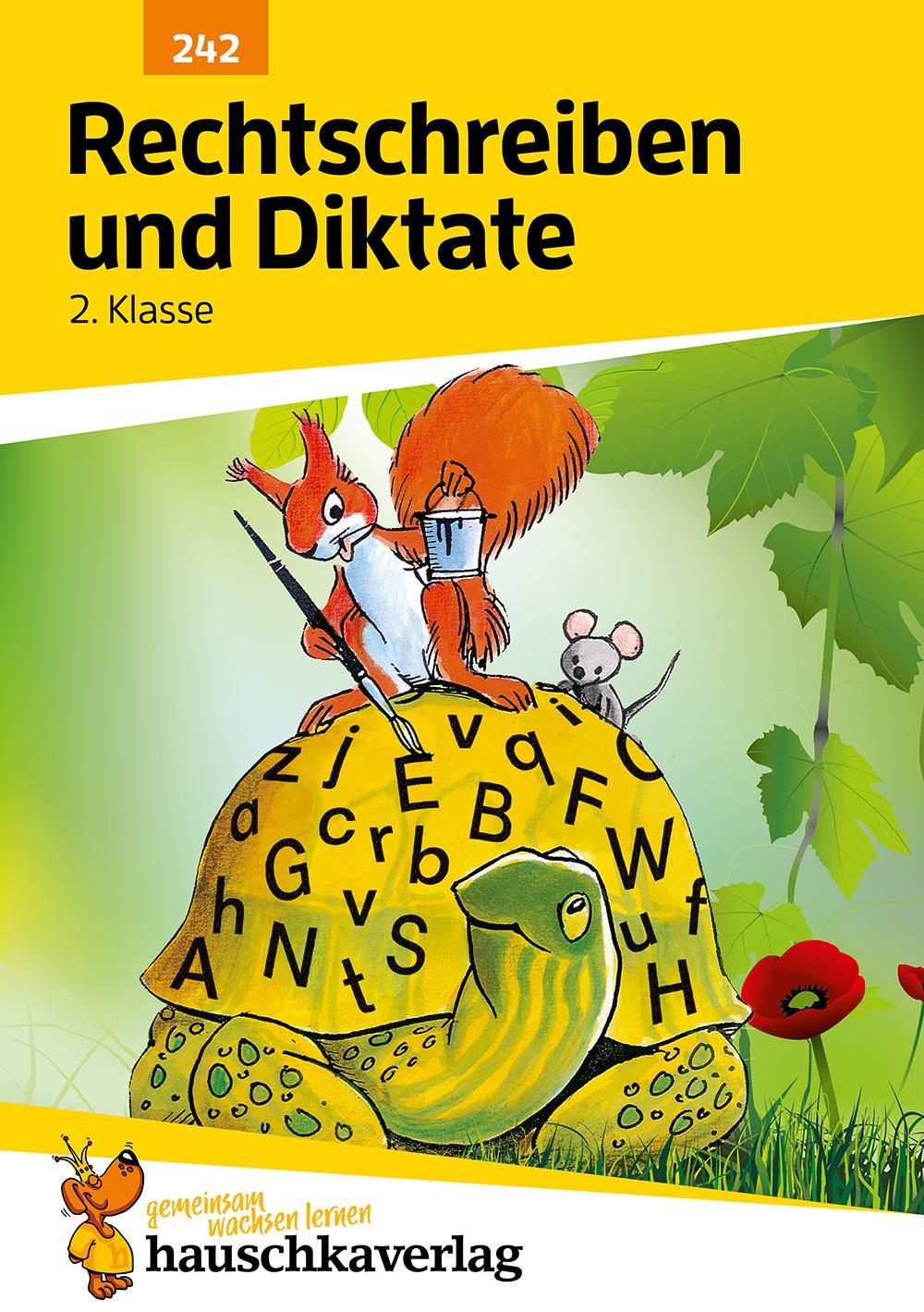 Vorderes Coverbild Rechtschreiben und Diktate 2. Klasse