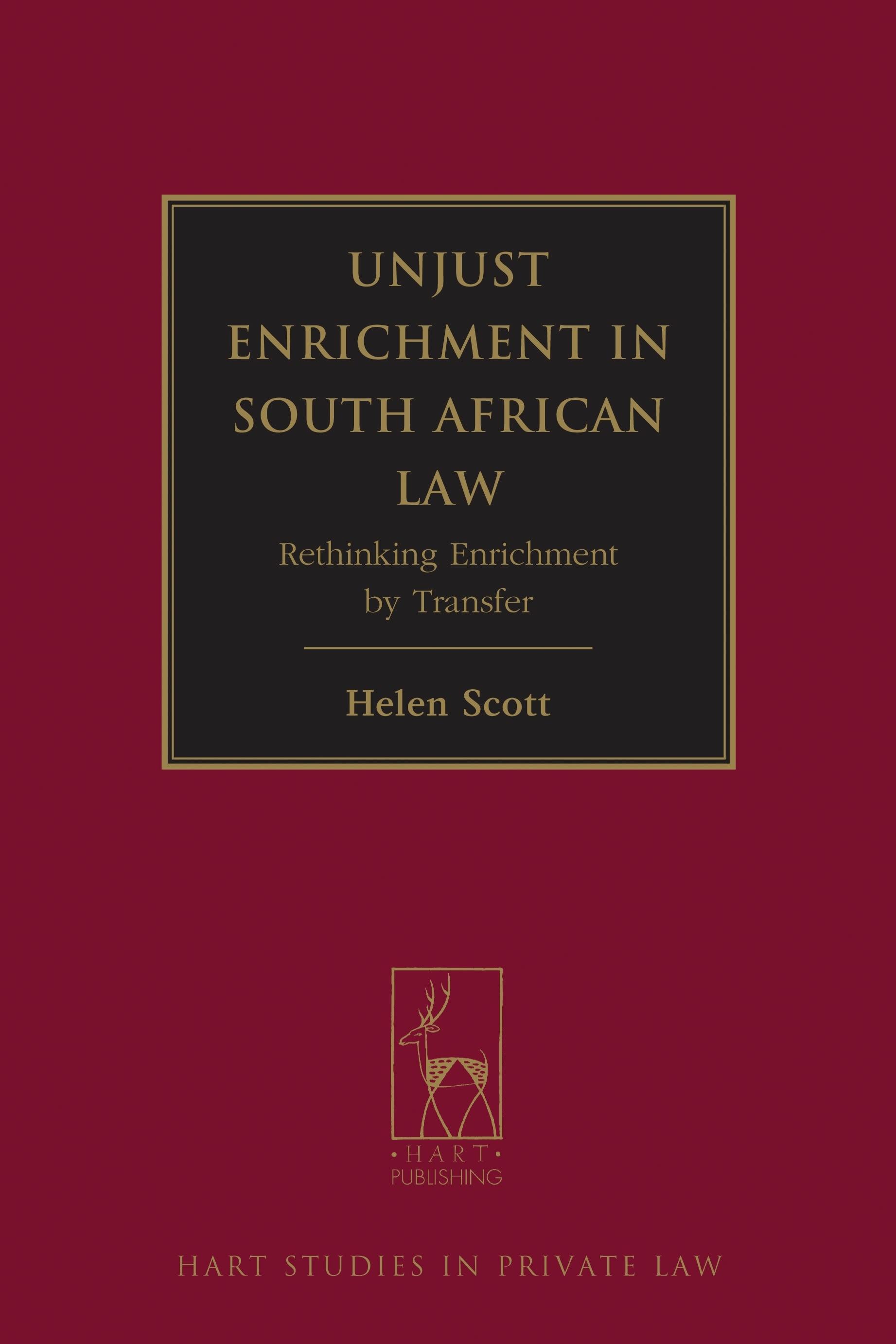 Vorderes Coverbild Unjust Enrichment in South African Law