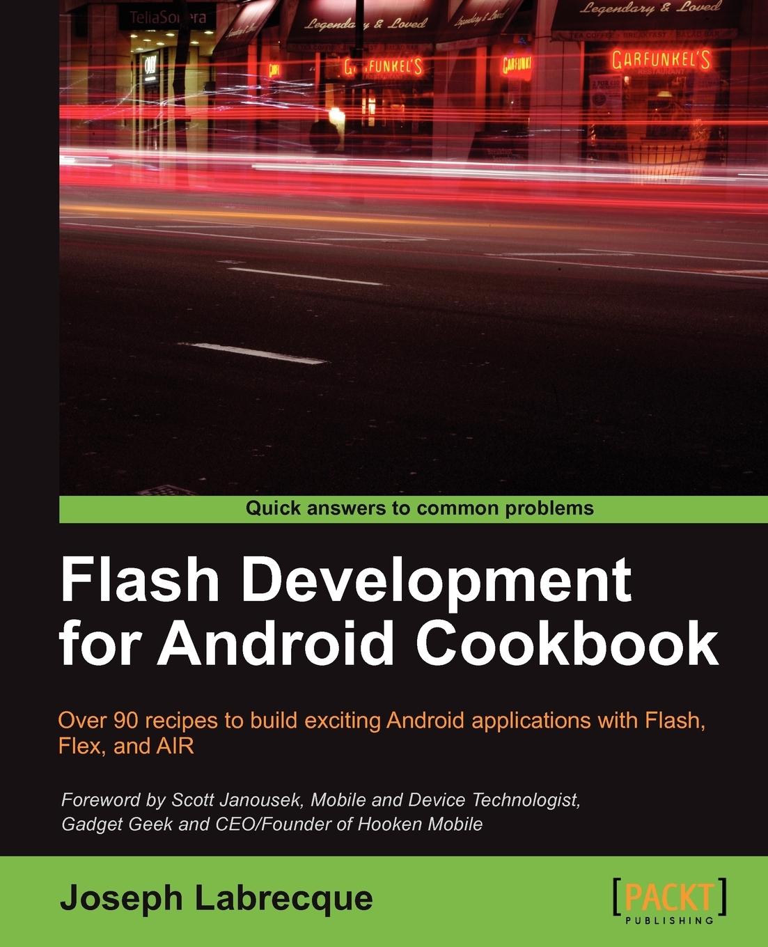 Vorderes Coverbild Flash Development for Android Cookbook