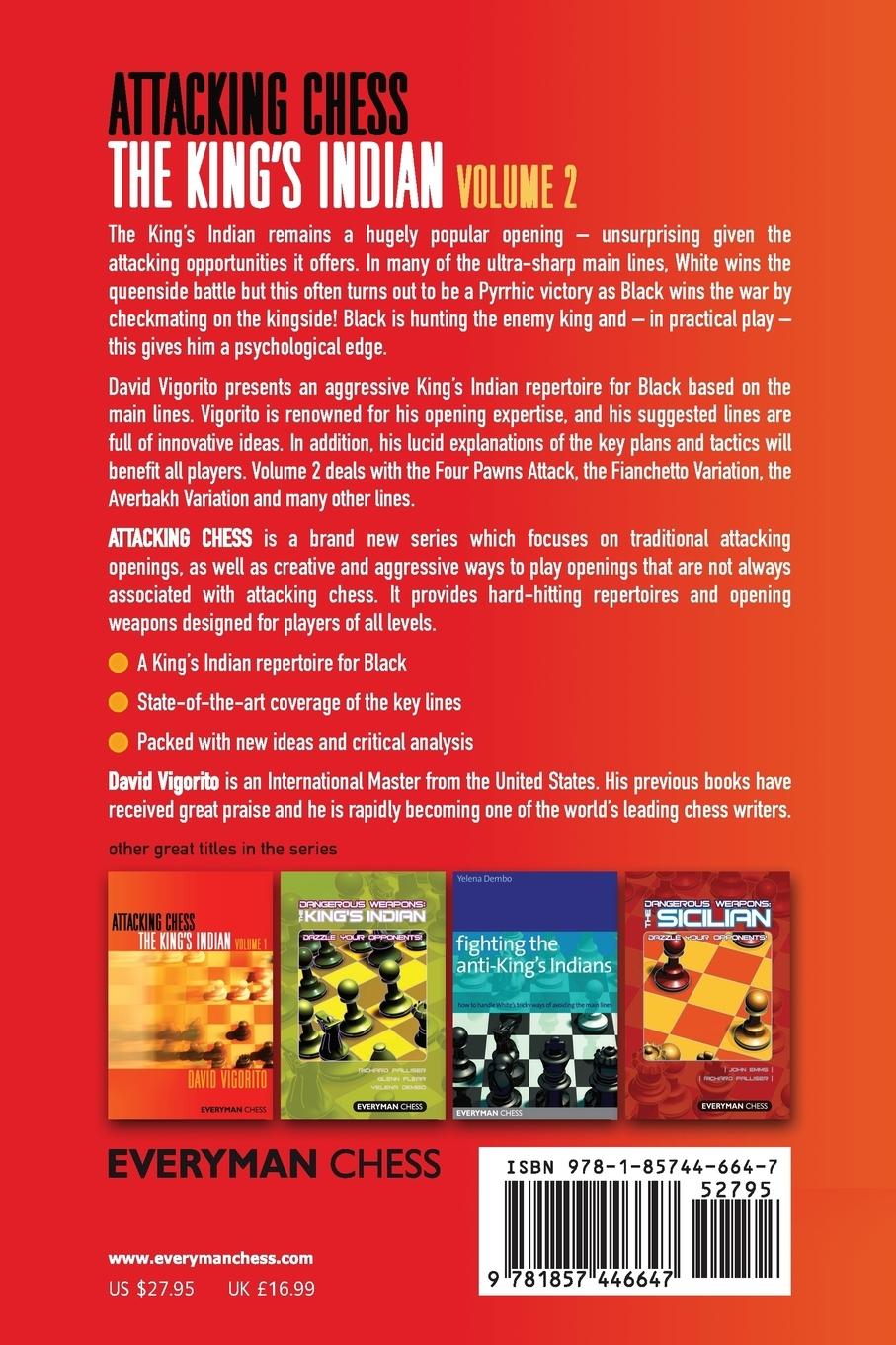 Rückseitencover Attacking Chess The King's Indian Volume 2