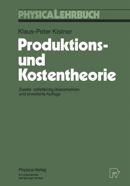 Vorderes Coverbild Produktions- und Kostentheorie