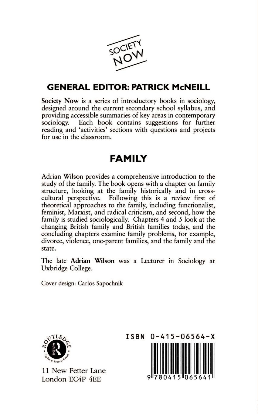 Rückseitencover Family