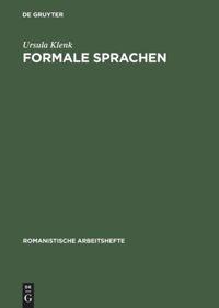 Vorderes Coverbild Formale Sprachen