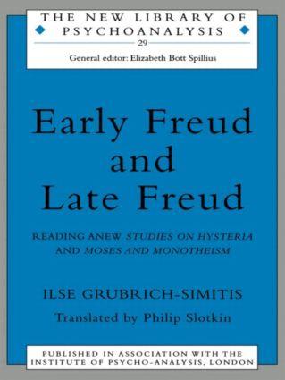 Vorderes Coverbild Early Freud and Late Freud