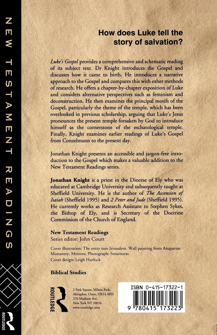 Rückseitencover Luke's Gospel
