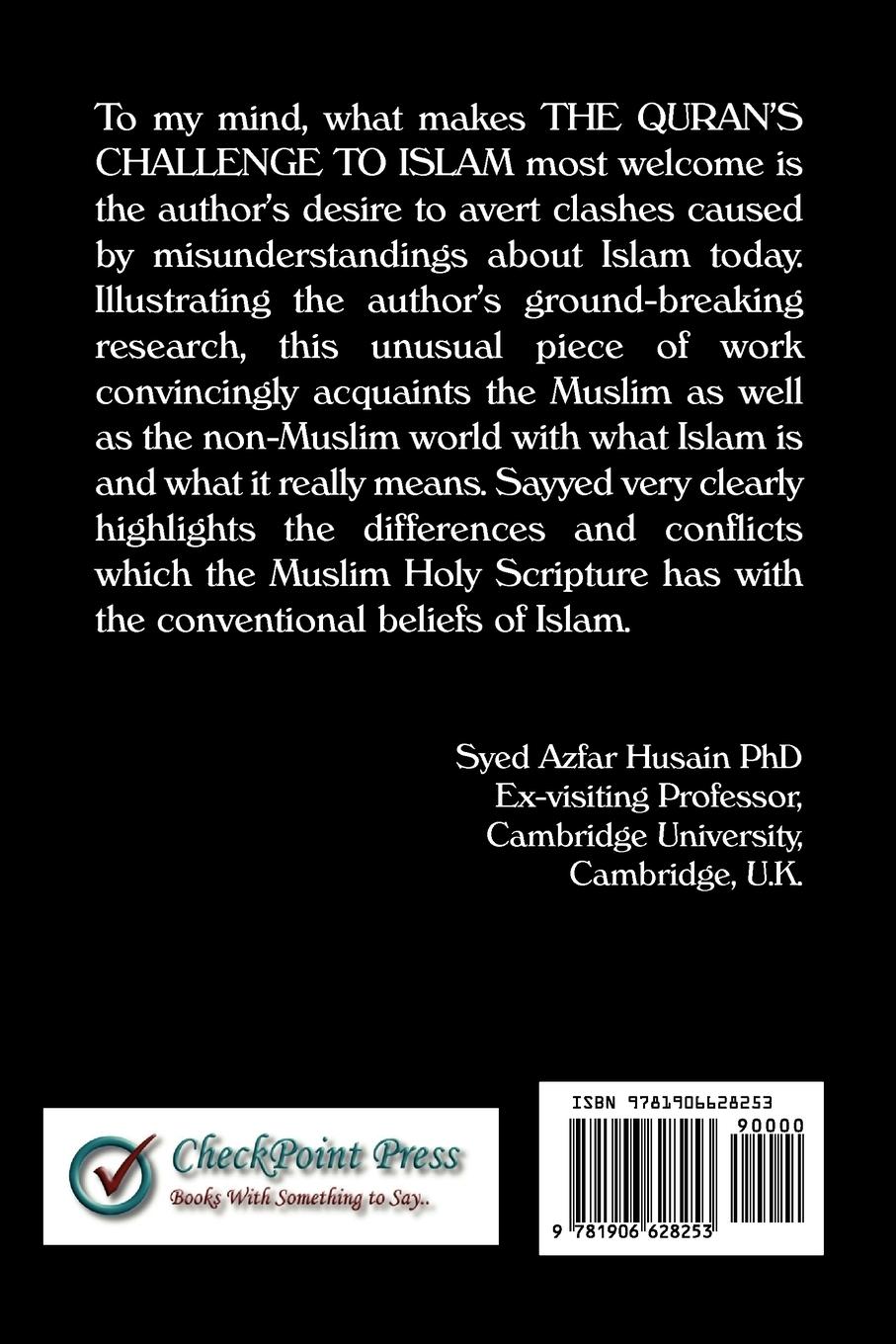 Rückseitencover The Koran's Challenge to Islam (Paperback)
