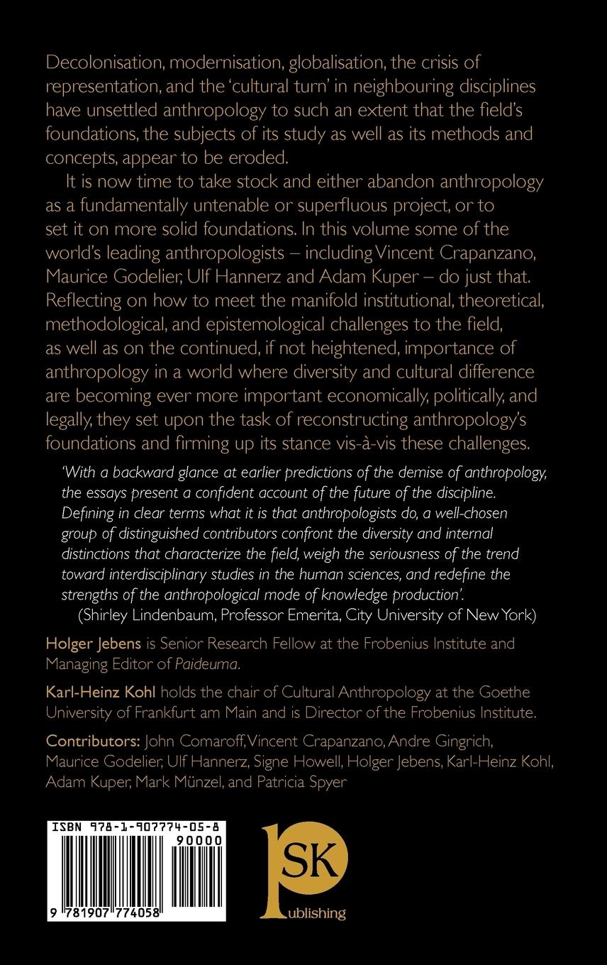 Rückseitencover The End of Anthropology?