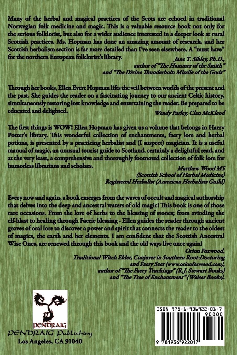 Rückseitencover Scottish Herbs and Fairy Lore