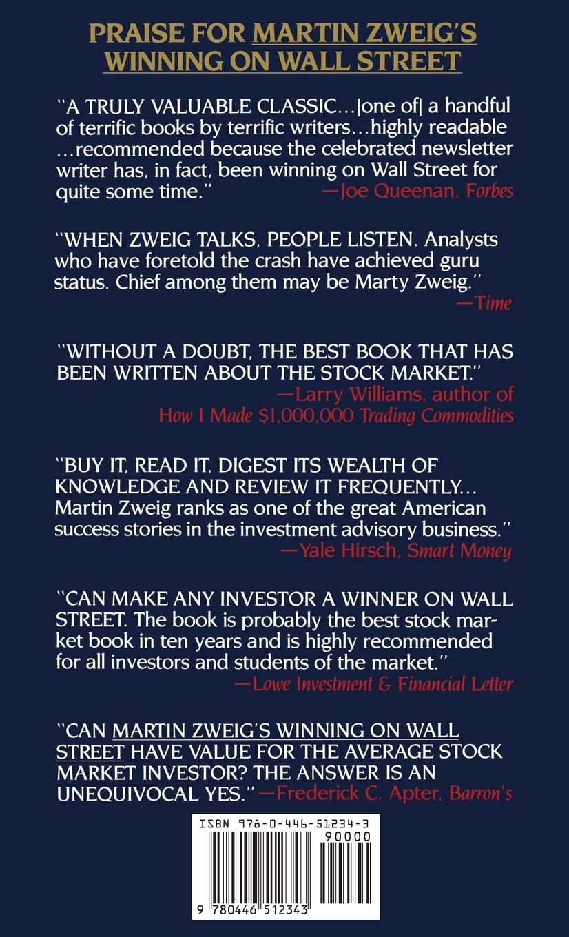 Rückseitencover Martin Zweig's Winning on Wall Street