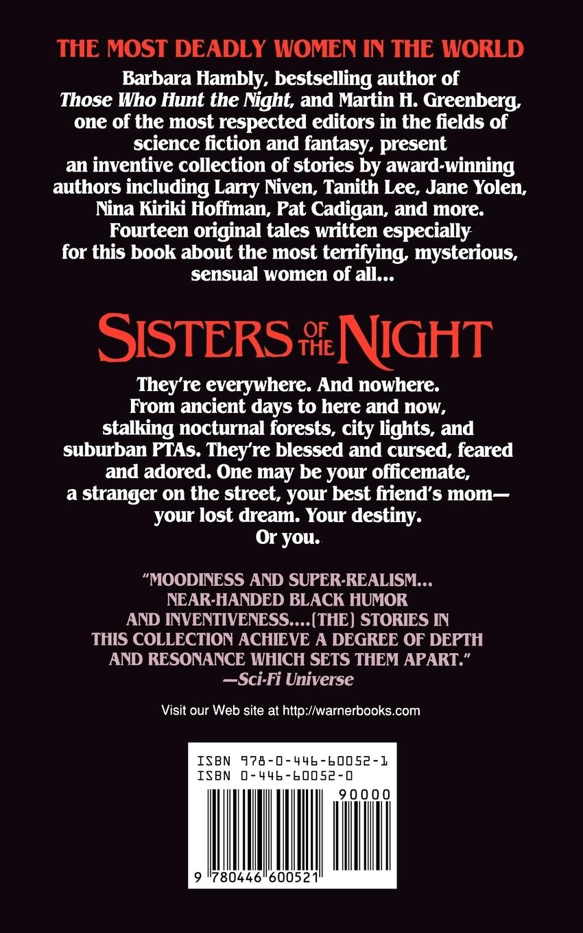 Rückseitencover Sisters of the Night