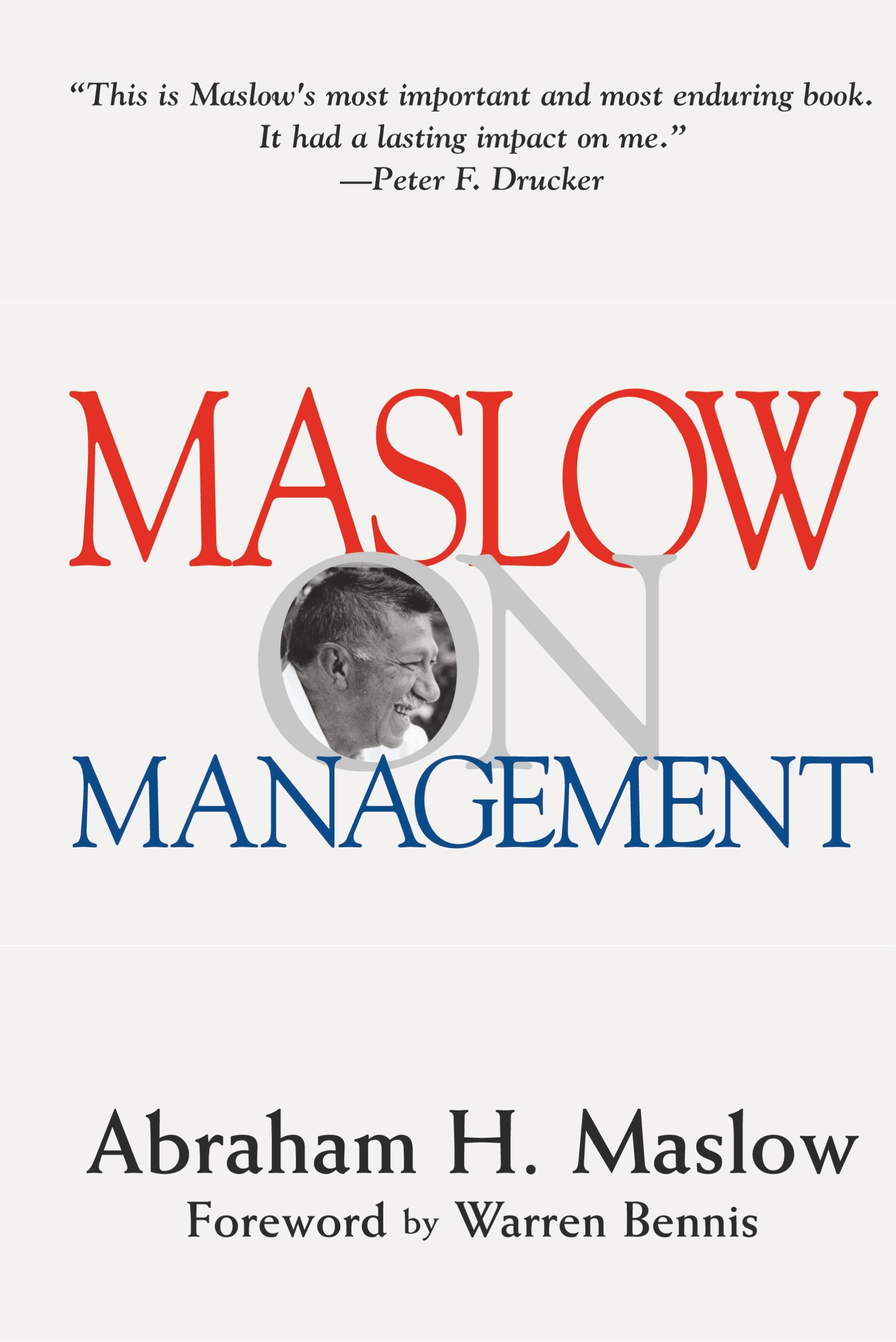 Vorderes Coverbild Maslow on Management