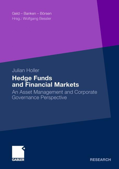 Vorderes Coverbild Hedge Funds and Financial Markets