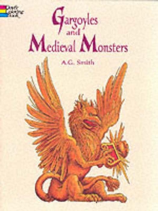 Vorderes Coverbild Gargoyles and Medieval Monsters Coloring Book