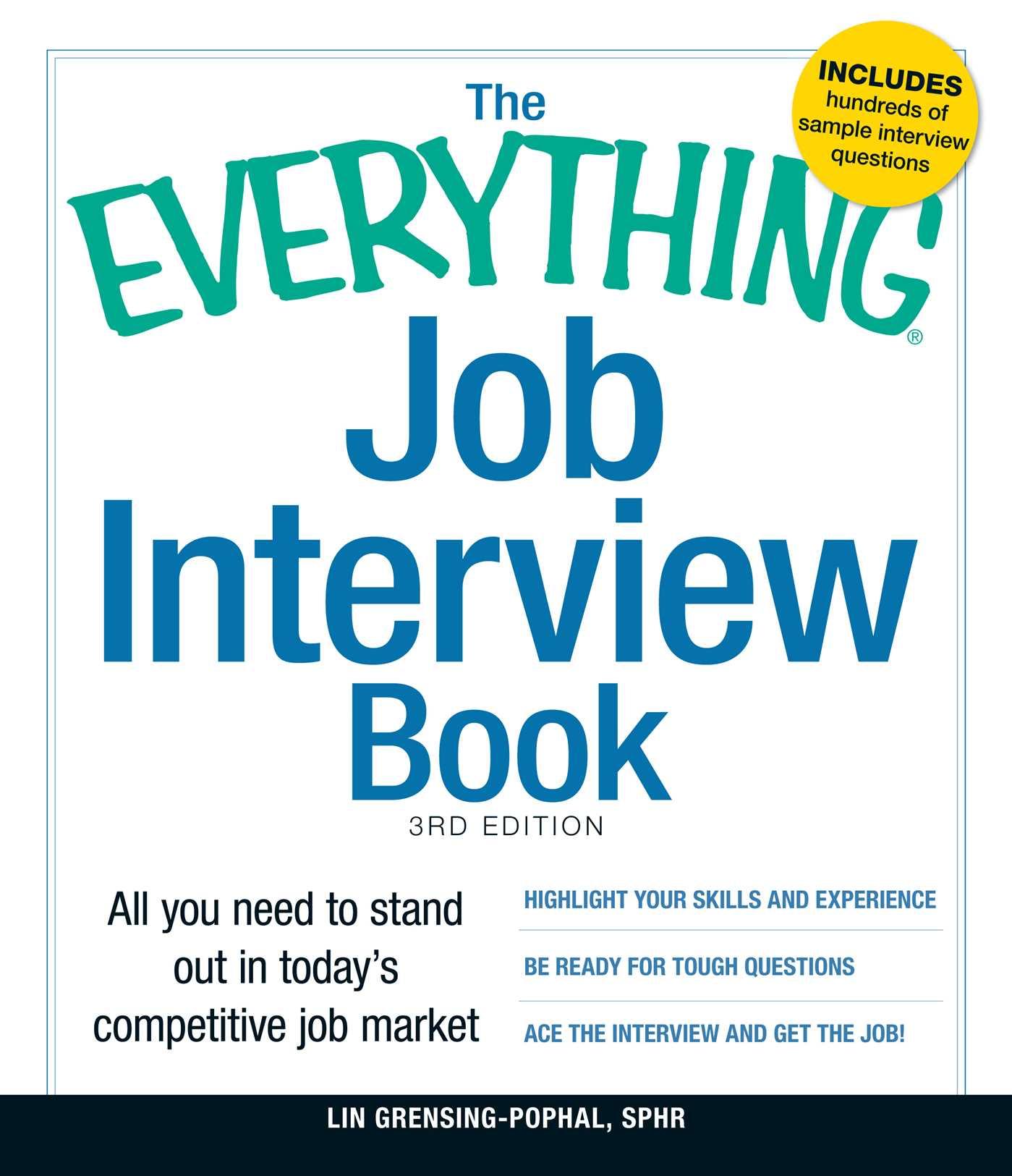 Vorderes Coverbild The Everything Job Interview Book