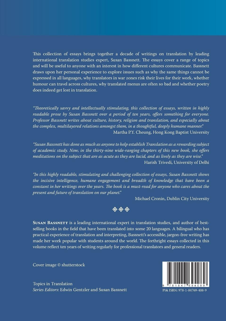 Rückseitencover Reflections on Translation