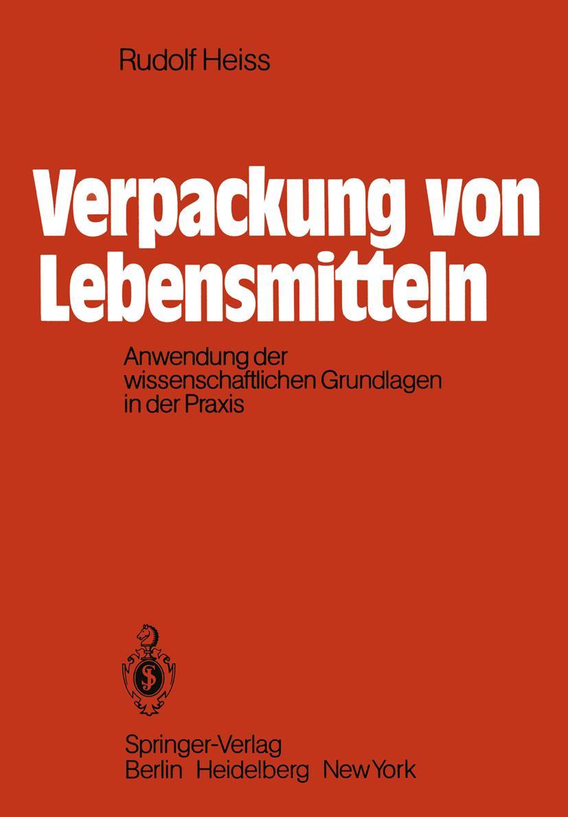 Vorderes Coverbild Verpackung von Lebensmitteln
