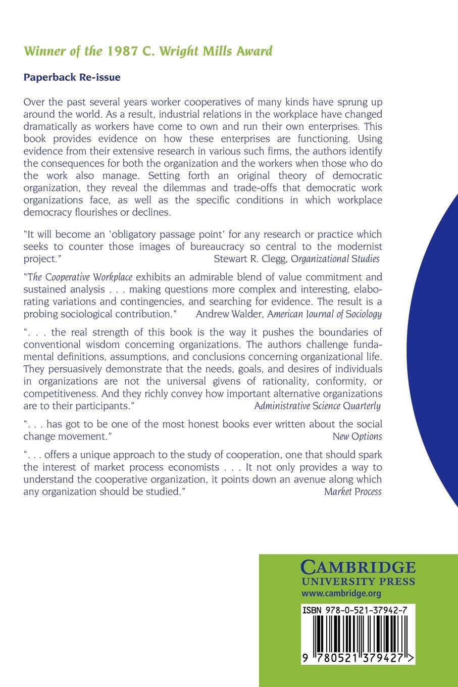 Rückseitencover The Cooperative Workplace
