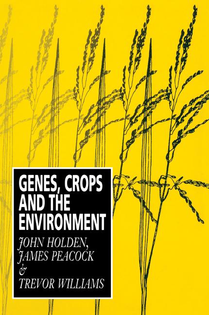 Vorderes Coverbild Genes, Crops and the Environment
