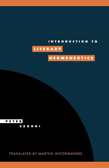 Vorderes Coverbild Introduction to Literary Hermeneutics