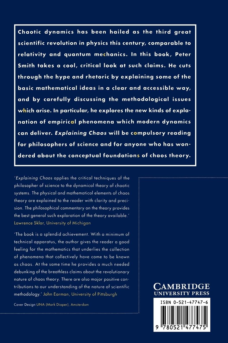 Rückseitencover Explaining Chaos