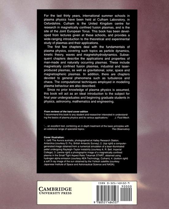 Rückseitencover Plasma Physics
