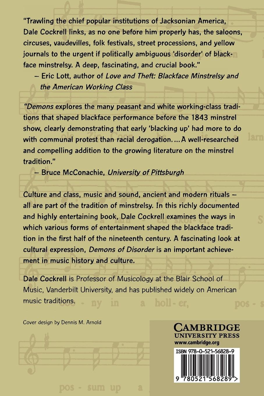 Rückseitencover Demons of Disorder