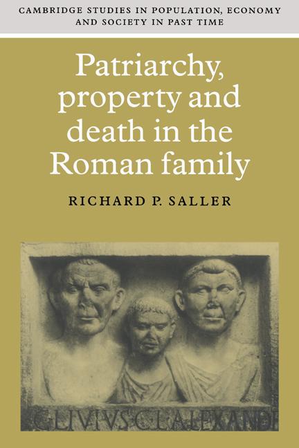 Vorderes Coverbild Patriarchy, Property and Death in the Roman Family