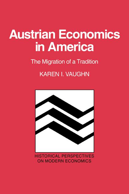 Vorderes Coverbild Austrian Economics in America