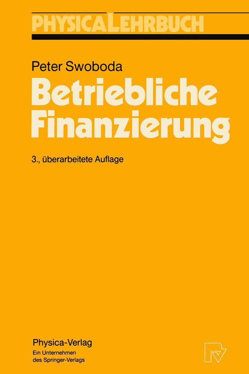 Vorderes Coverbild Betriebliche Finanzierung