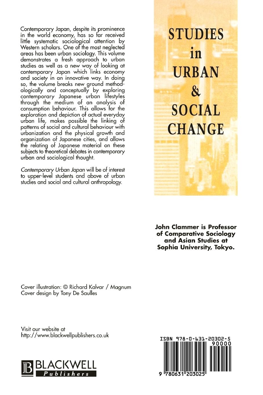 Rückseitencover Comtemp Urban Japan