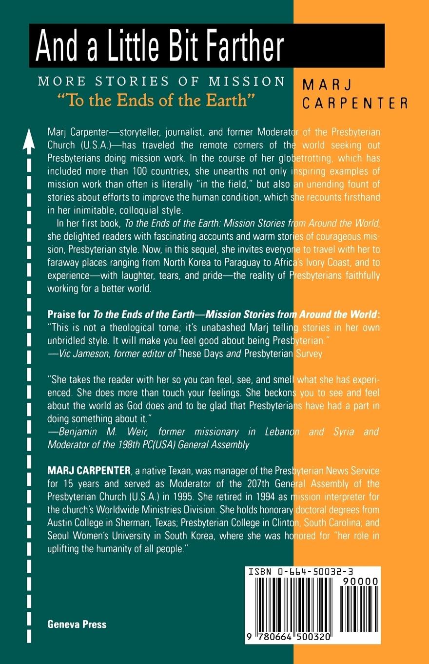 Rückseitencover And a Little Bit Farther