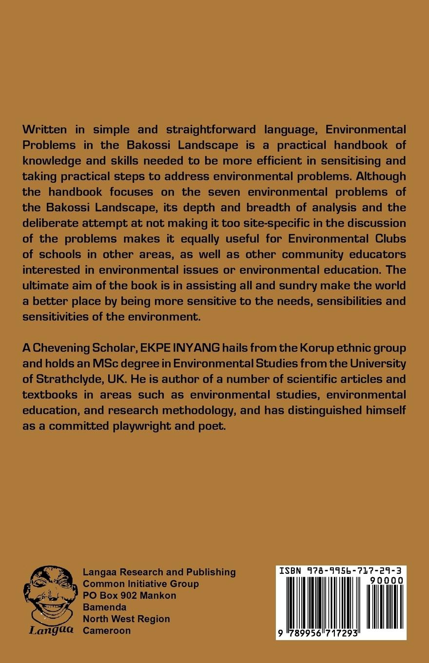 Rückseitencover Environmental Problems in the Bakossi Landscape. A Handbook for Environmental Educators