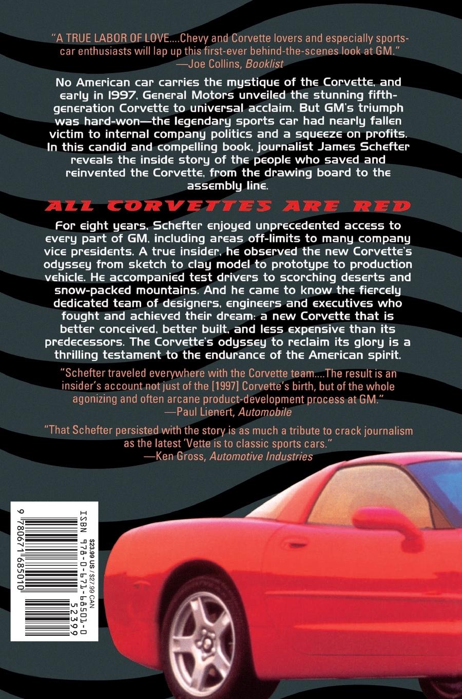 Rückseitencover All Corvettes Are Red