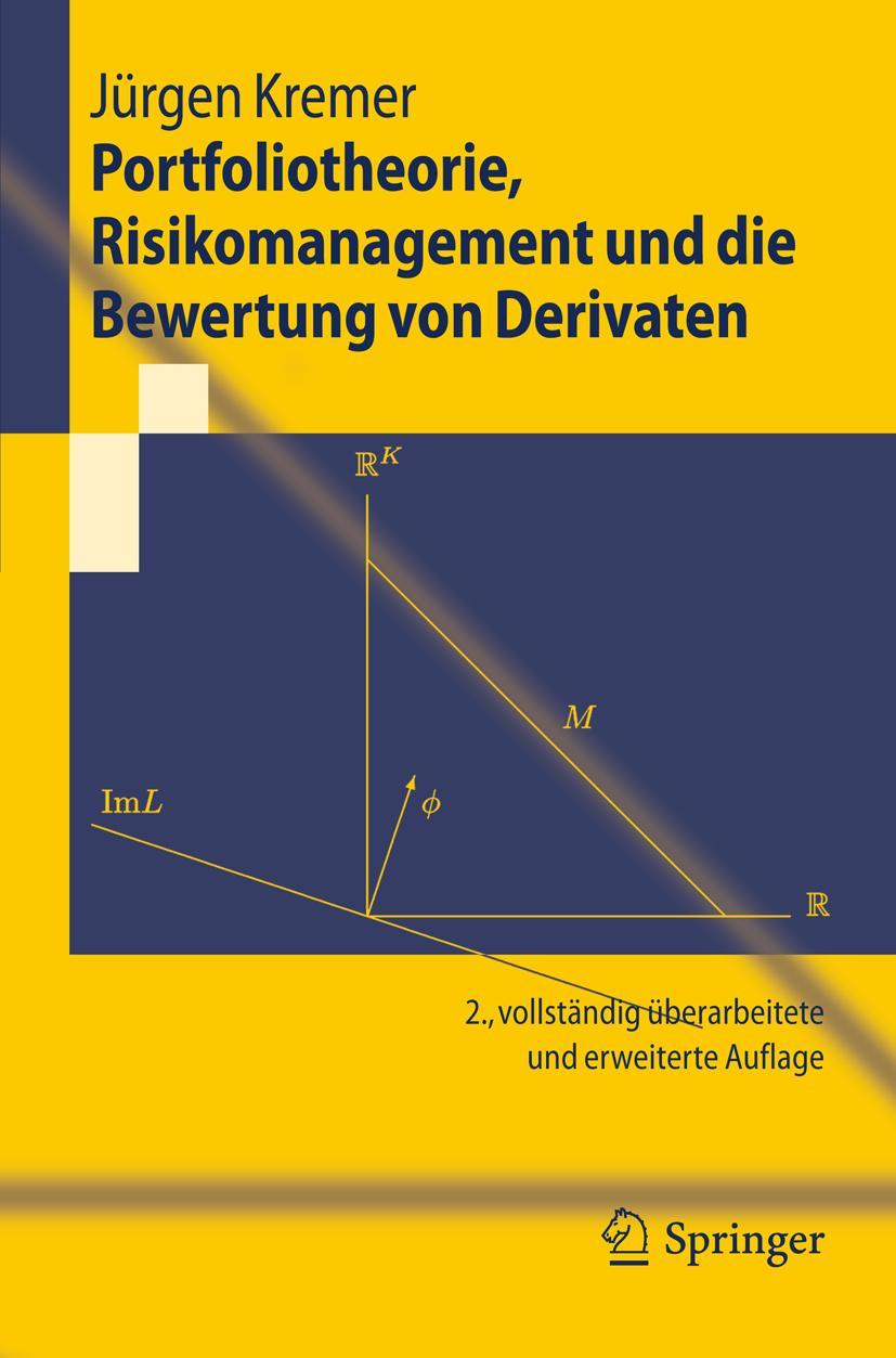 Vorderes Coverbild Portfoliotheorie, Risikomanagement und die Bewertung von Derivaten