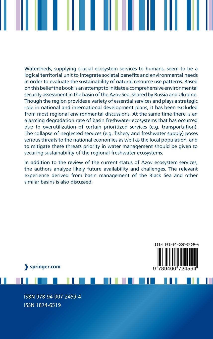 Rückseitencover Environmental Security in Watersheds: The Sea of Azov