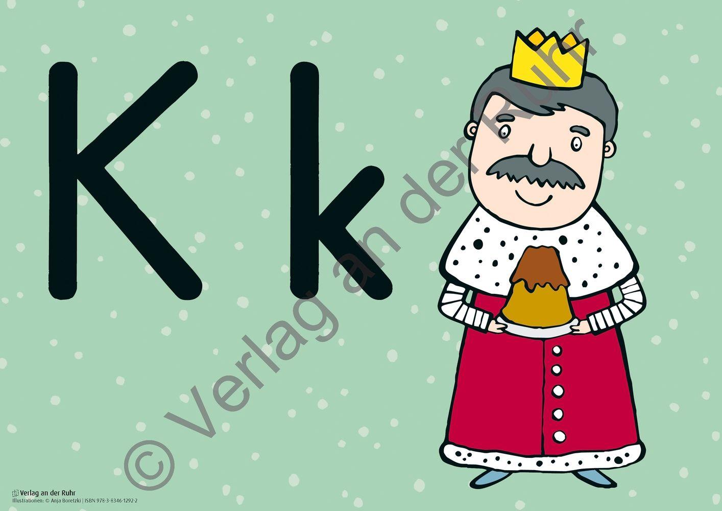 Beispielinhalt (Bild) 40 große Anlaut-Bildkarten für Kita und Grundschule