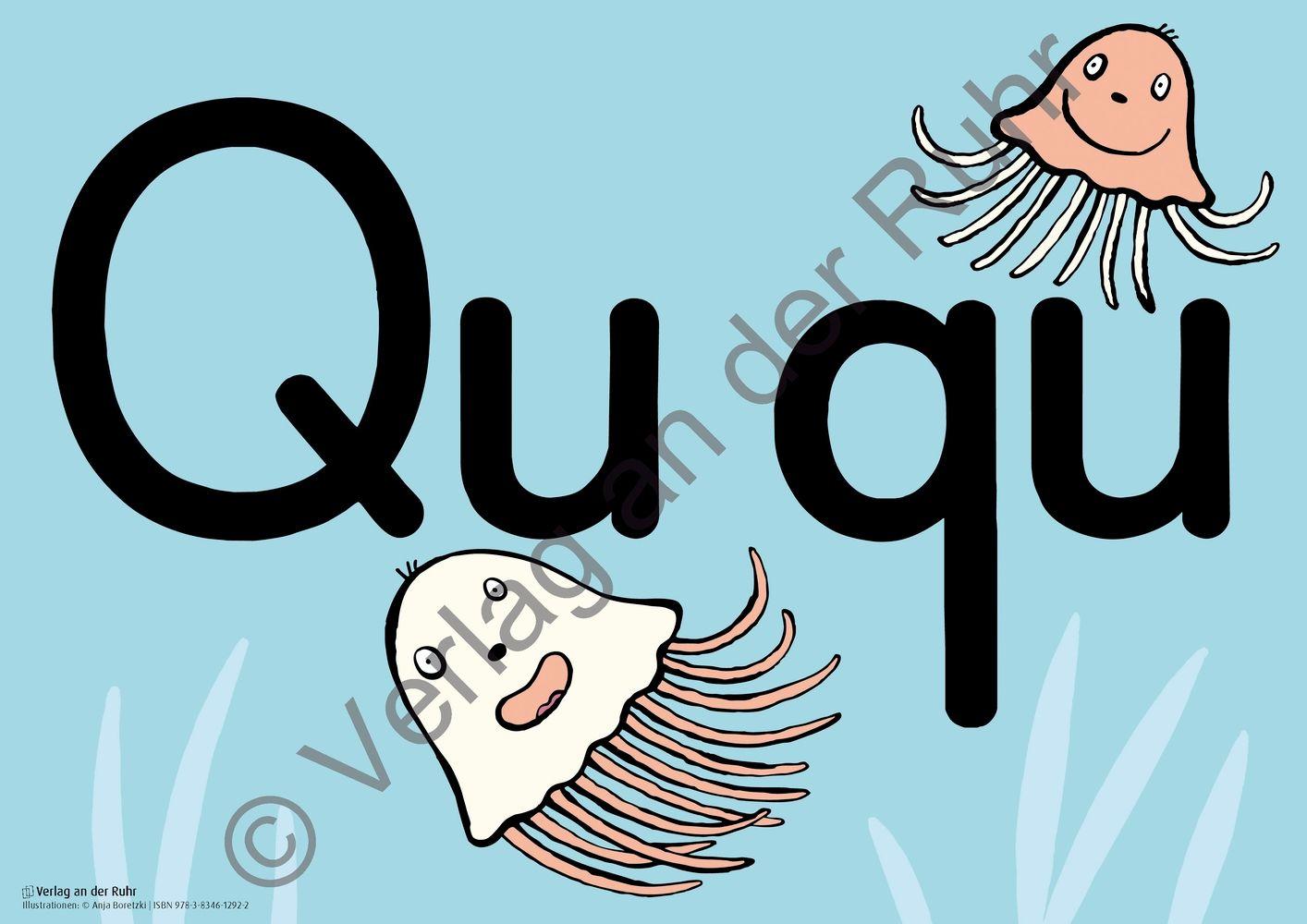 Beispielinhalt (Bild) 40 große Anlaut-Bildkarten für Kita und Grundschule