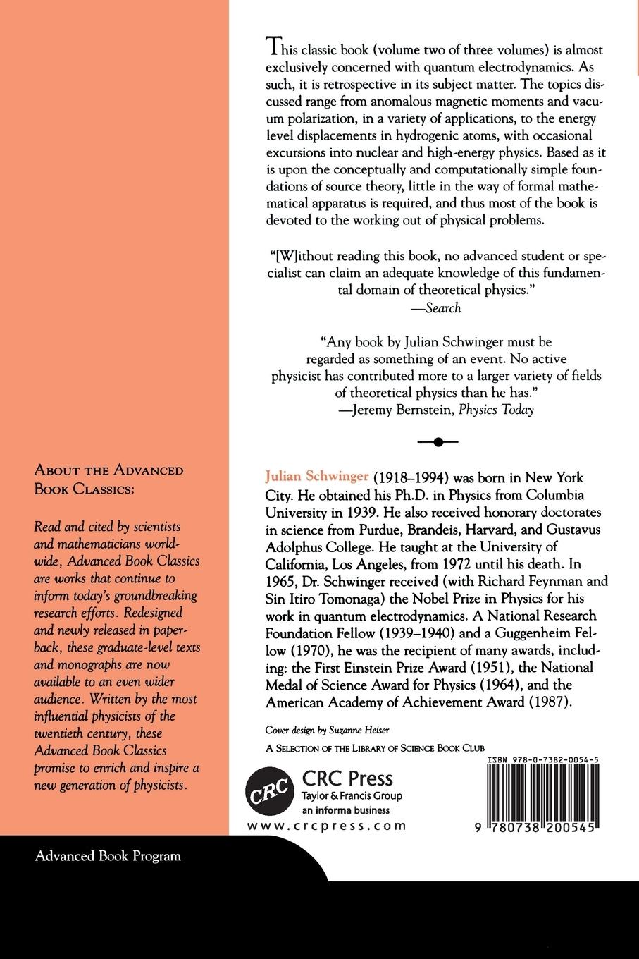 Rückseitencover Particles, Sources, And Fields, Volume 2
