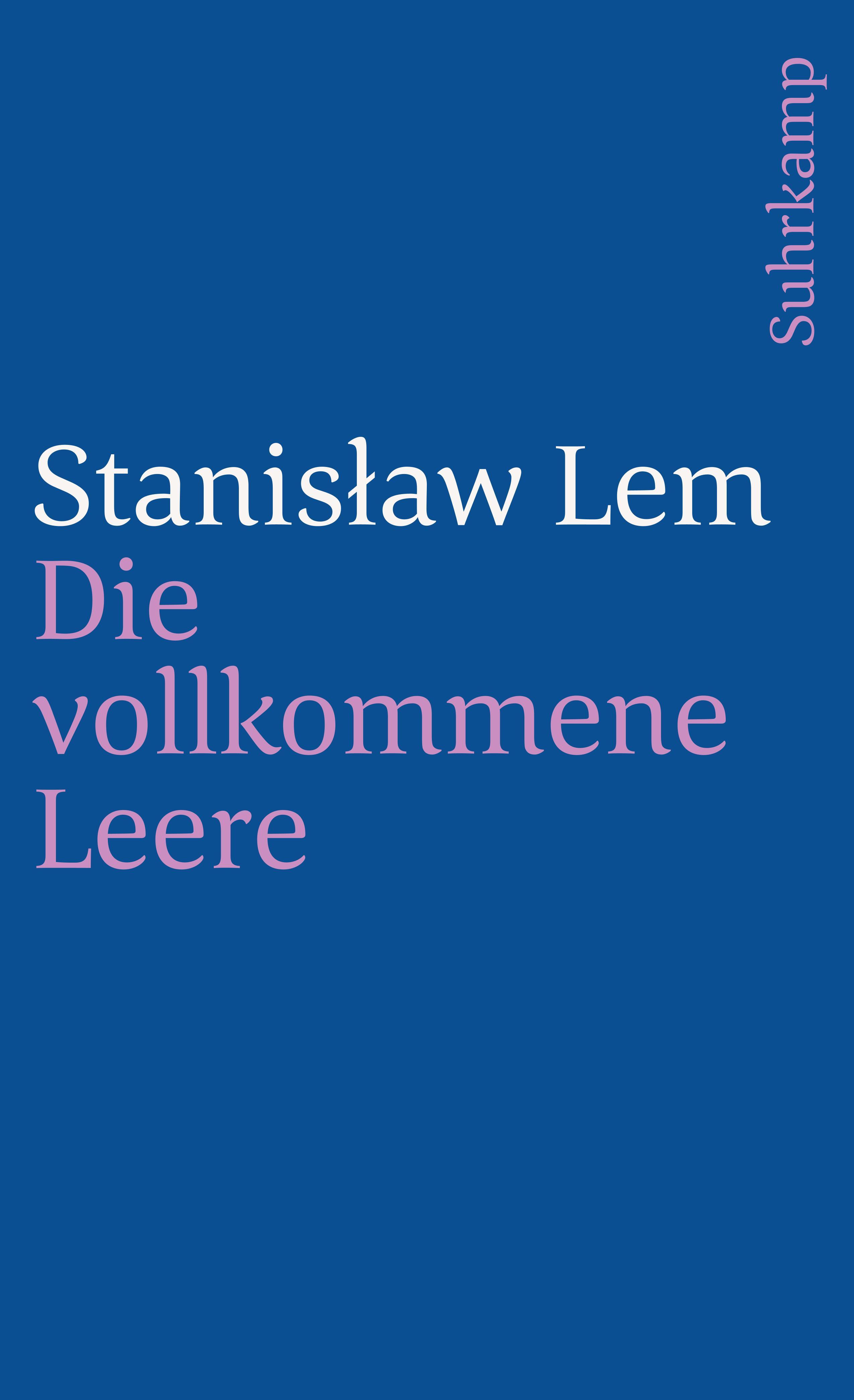 Vorderes Coverbild Die vollkommene Leere