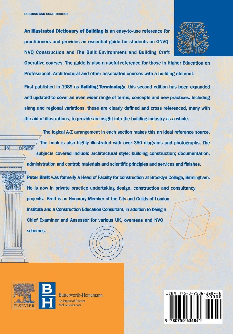 Rückseitencover Illustrated Dictionary of Building