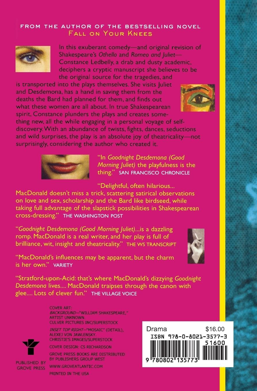 Rückseitencover Goodnight Desdemona (Good Morning Juliet)
