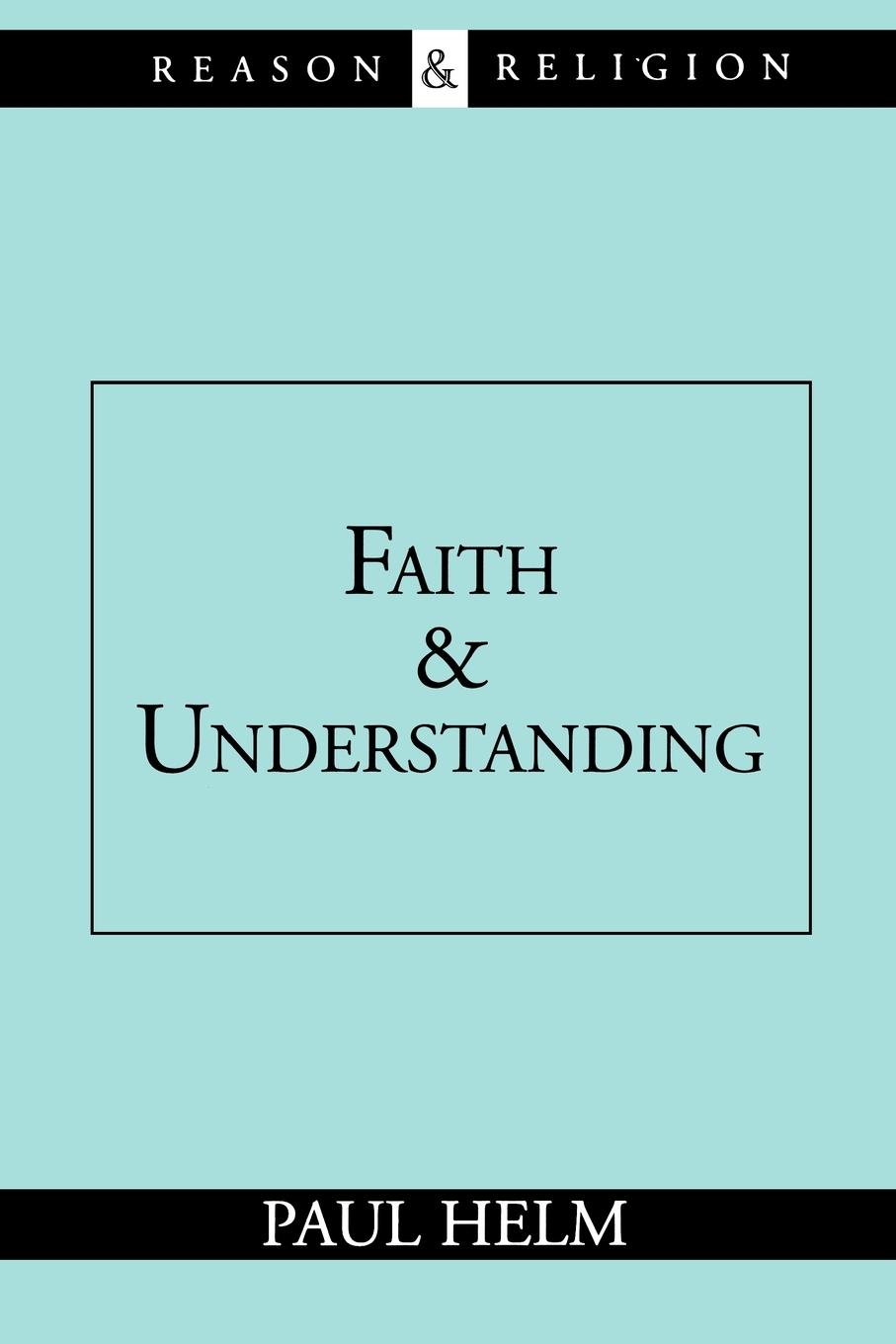 Vorderes Coverbild Faith and Understanding