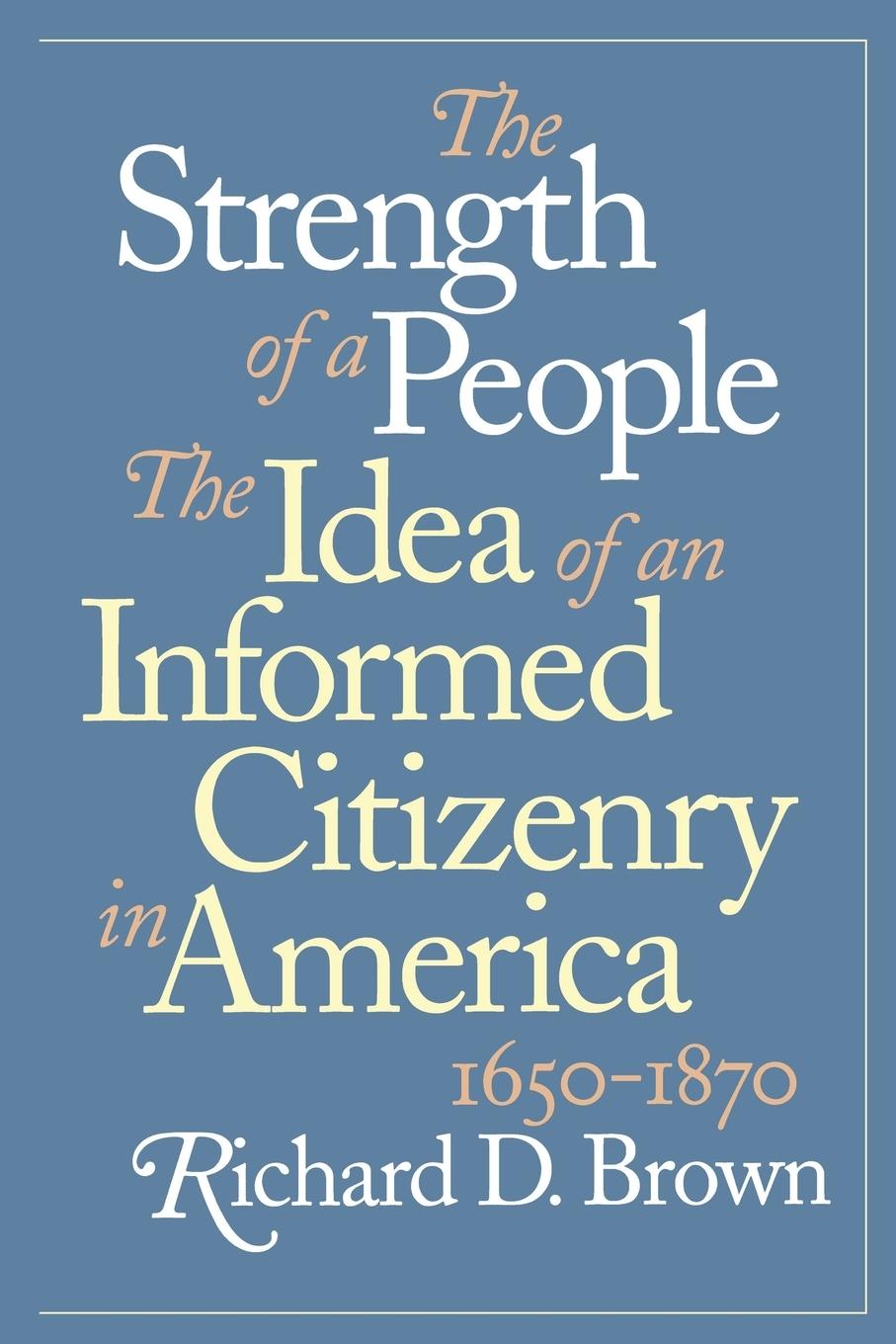 Vorderes Coverbild The Strength of a People