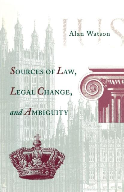 Vorderes Coverbild Sources of Law, Legal Change, and Ambiguity